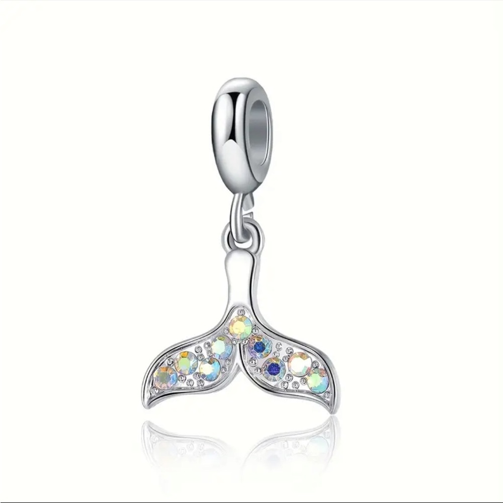 MERMAID TAIL OR STARFISH CHARM FOR PANDORA BRACELETS & MOST OTHER BRACELETS-NEW